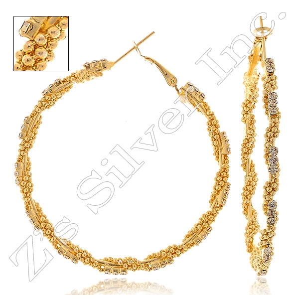 ER1900 - Hoop Earrings – Z's Silver inc