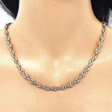 Oro Laminado Basic Necklace, Gold Filled Style Puff Mariner Design, Polished, Golden Finish