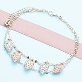 Oro Laminado Charm Anklet , Gold Filled Style Strawberry Design, Polished, Tricolor