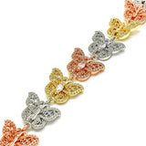 Oro Laminado Fancy Bracelet, Gold Filled Style Polished, Golden Finish