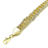 Oro Laminado Basic Bracelet, Gold Filled Style Polished, Golden Finish