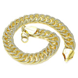 Oro Laminado Basic Bracelet, Gold Filled Style Polished, Golden Finish