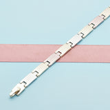 Oro Laminado Solid Bracelet, Gold Filled Style Diamond Cutting Finish, Tricolor