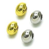 Oro Laminado Huggie Hoop, Gold Filled Style Ball and Hollow Design, Polished, Rhodium Finish
