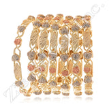 CPN73 -  3Tone Copper Bangle Bracelets