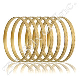  DSG6002 Gold Layered Bangle Bracelets