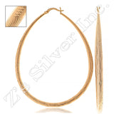 93713 - Gold Layered Hoop Earrings