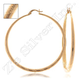 93734 Gold Layered Hoop Earrings